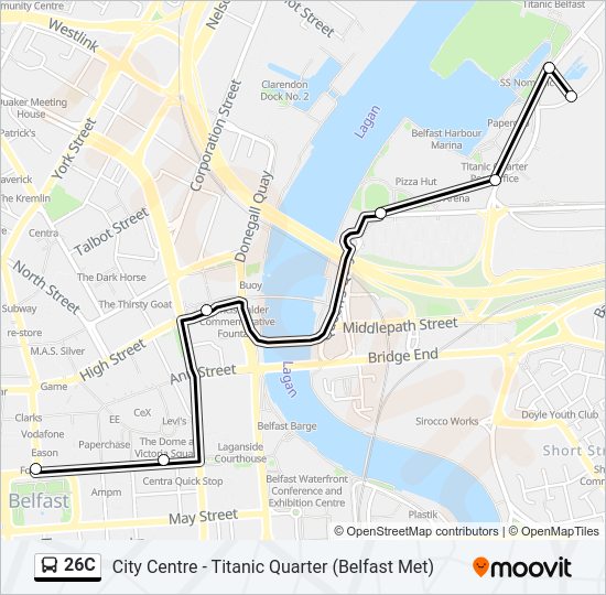 26C Bus Line Map