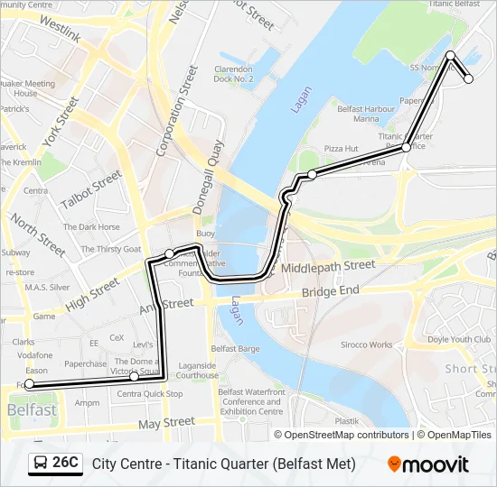 26C Bus Line Map
