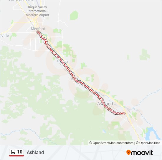 10 Bus Line Map