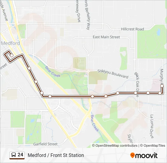 24 Bus Line Map