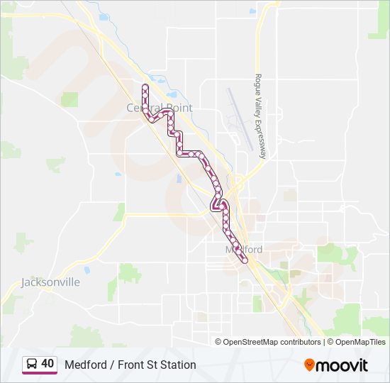 Mapa de 40 de autobús