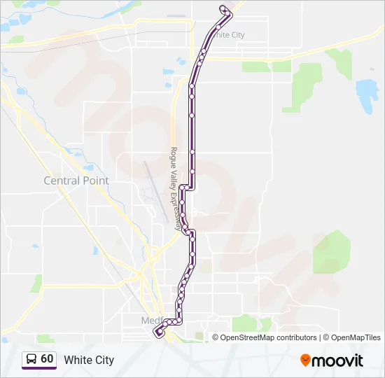 60 Bus Line Map