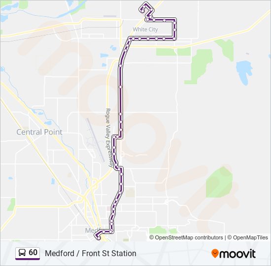 60 bus Line Map