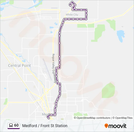 60 Bus Line Map