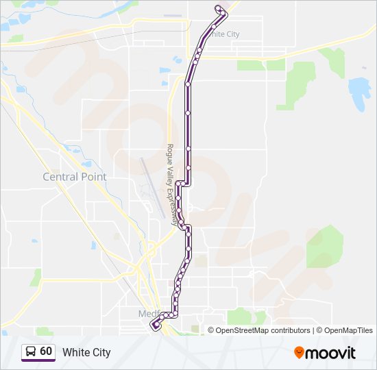 60 bus Line Map