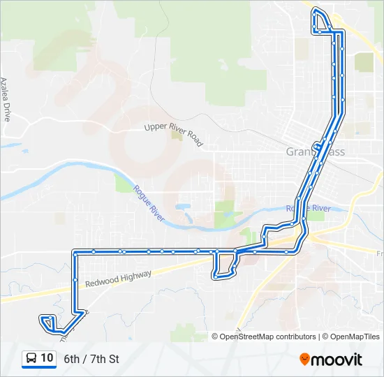 10 Bus Line Map