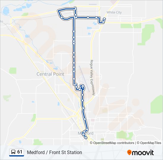 Mapa de 61 de autobús