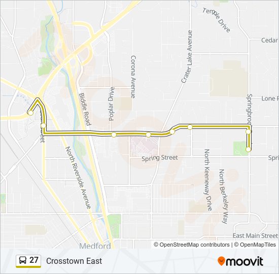 Mapa de 27 de autobús