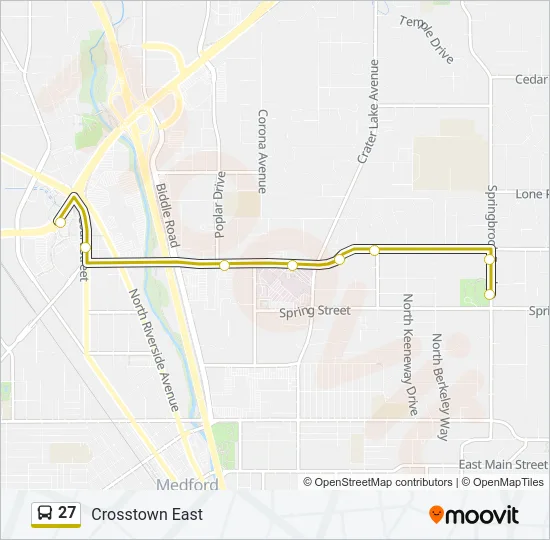 27 Bus Line Map