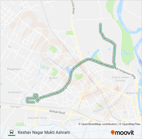 945 bus Line Map