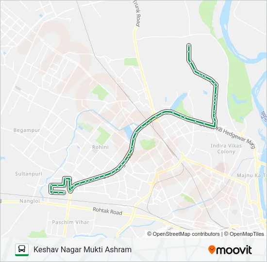 945 Bus Line Map