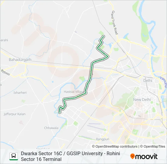 DW-3 Bus Line Map