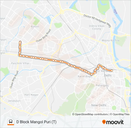 232 Bus Line Map
