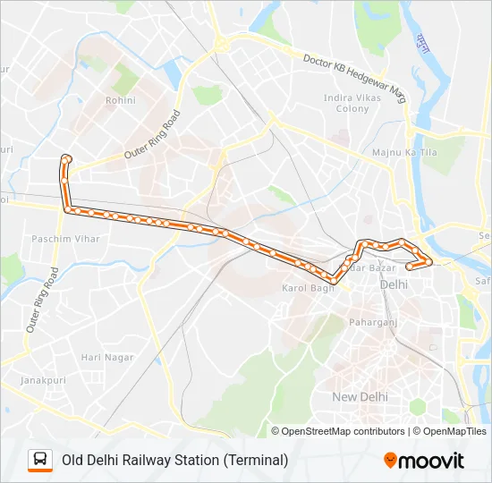 232 Bus Line Map