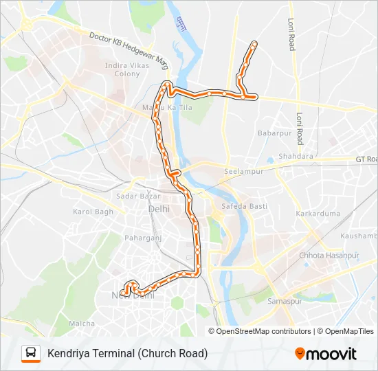 270 Bus Line Map