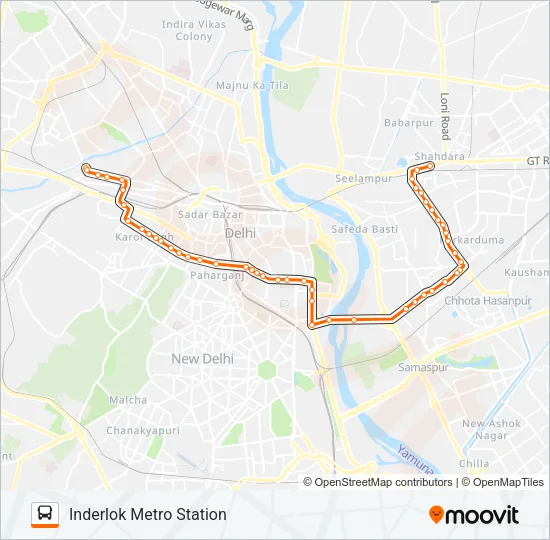 354 Bus Line Map