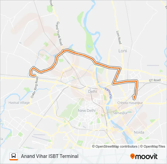 946 Bus Line Map
