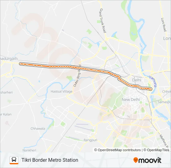 949 Bus Line Map