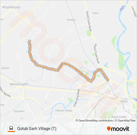 114C Bus Line Map
