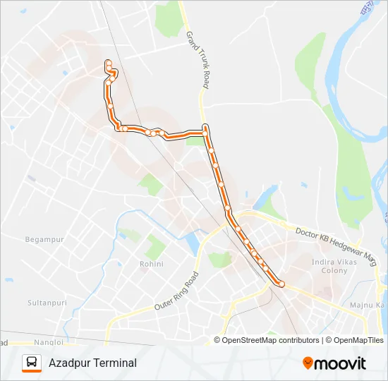 137A Bus Line Map