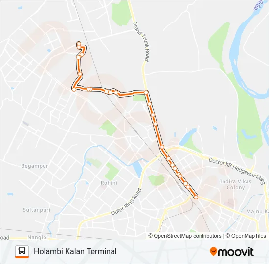 137A Bus Line Map