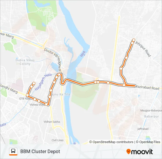 270STL Bus Line Map