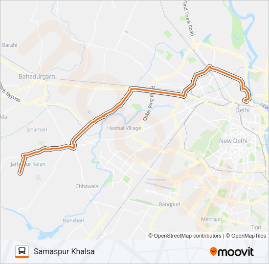 978LTD Bus Line Map