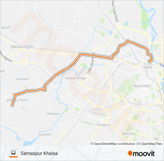 978LTD Bus Line Map