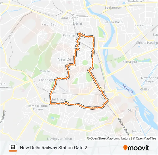 CBD2(-) Bus Line Map