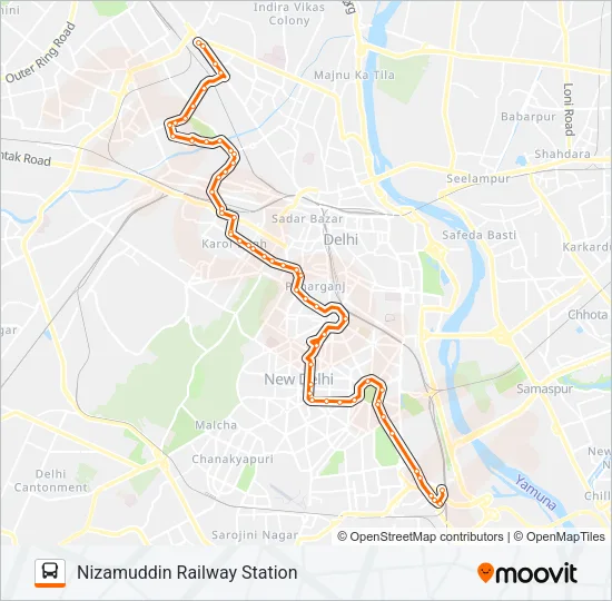 156 Bus Line Map