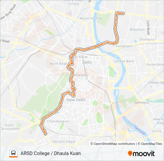 207 Bus Line Map