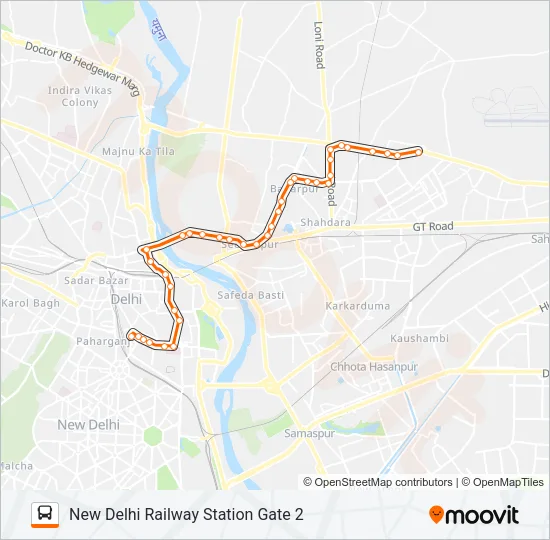 213 Bus Line Map