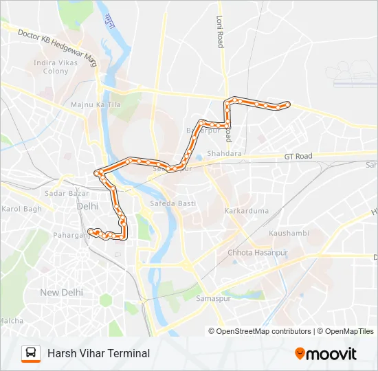 213 Bus Line Map