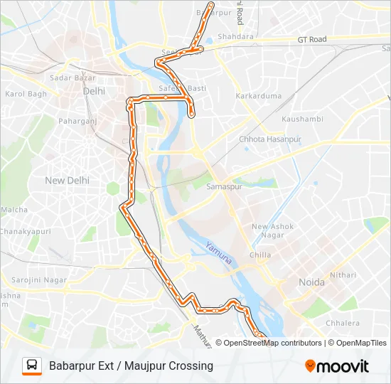 274 Bus Line Map