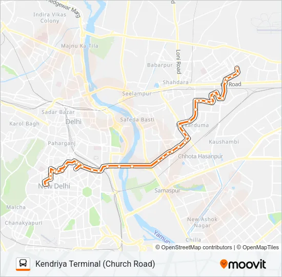 340 Bus Line Map