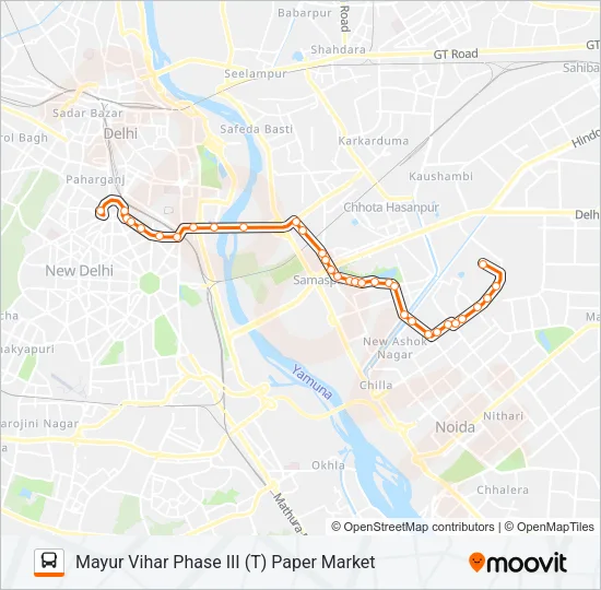 359 Bus Line Map