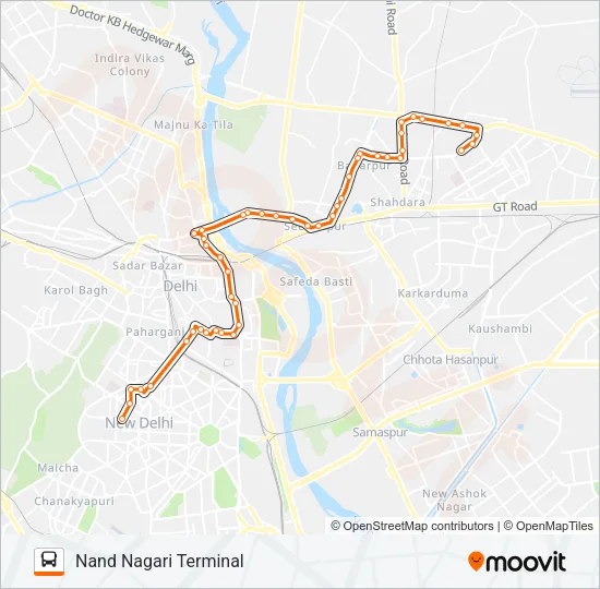 380 Bus Line Map