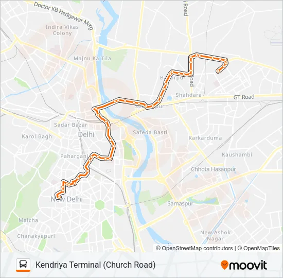 380 Bus Line Map