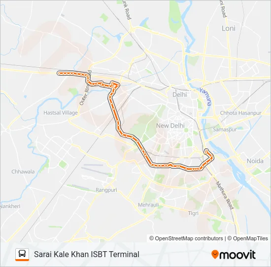 567 Bus Line Map
