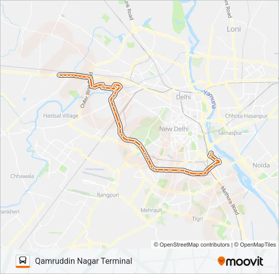 567 Bus Line Map