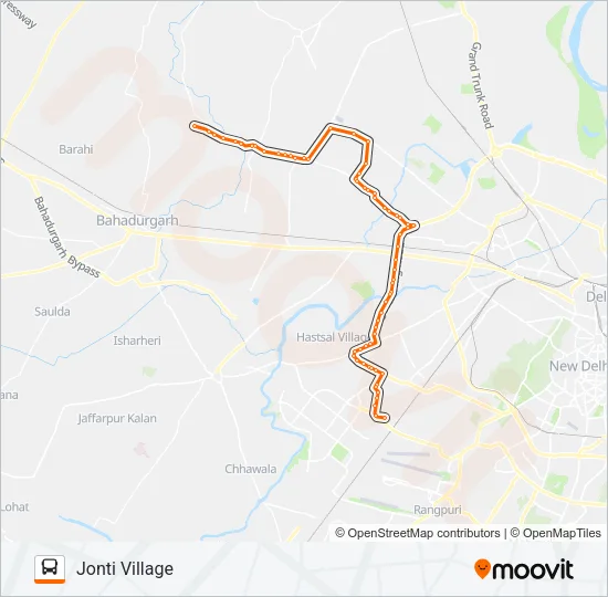 741 Bus Line Map