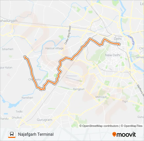 892 Bus Line Map