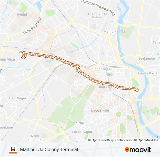917 Bus Line Map