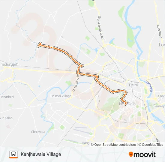 962 Bus Line Map