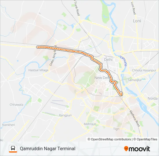 966 Bus Line Map