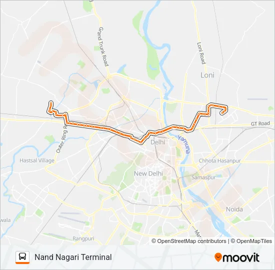 992 Bus Line Map
