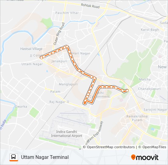 518a Route Schedules, Stops & Maps Uttam Nagar Terminal (Updated)