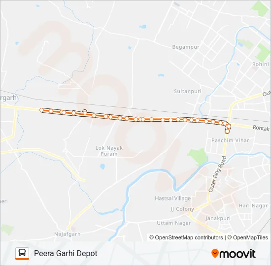 926A Bus Line Map