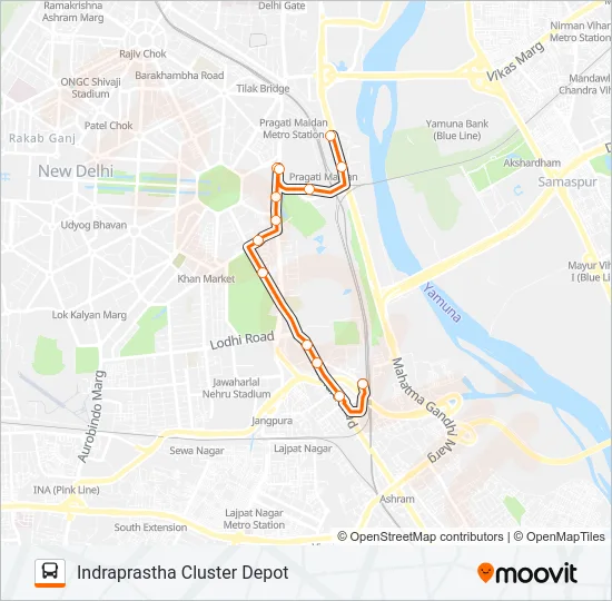 156STL Bus Line Map