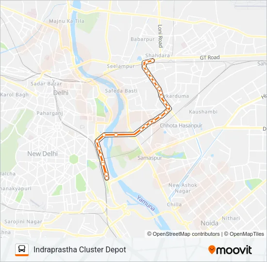 317STL Bus Line Map